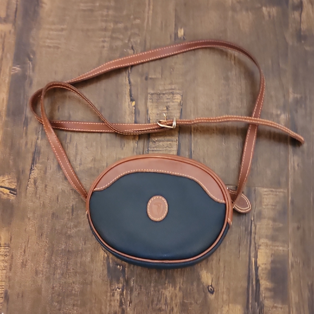 Trussardi Brown and Black Crossbody Bag